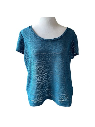 Women size teal lace - xl,