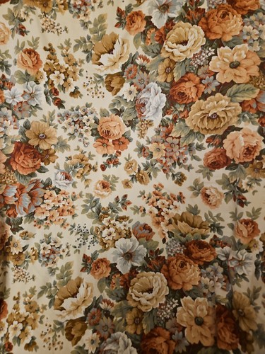 Vintage country cottage floral - vintage,