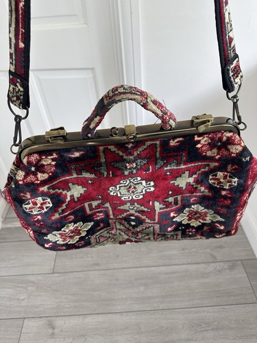 Vintage persian carpet bag - persian,
