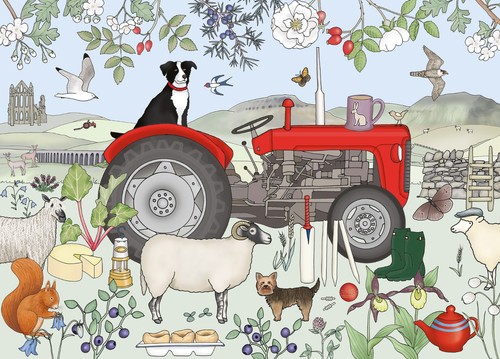 Yorkshire wooden jigsaw - -,