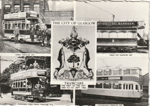 City glasgow tramcars - glasgow, 1894