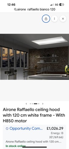 Airone raffaello ceiling hood - airone,