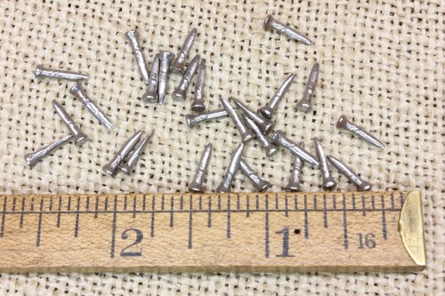 Old square iron nails - 3/8”,