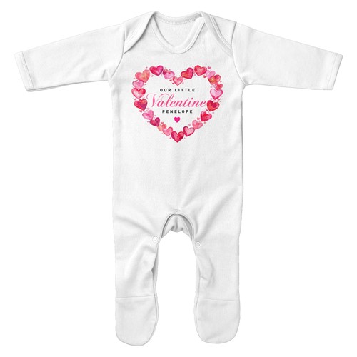 Valentines baby romper - baby,