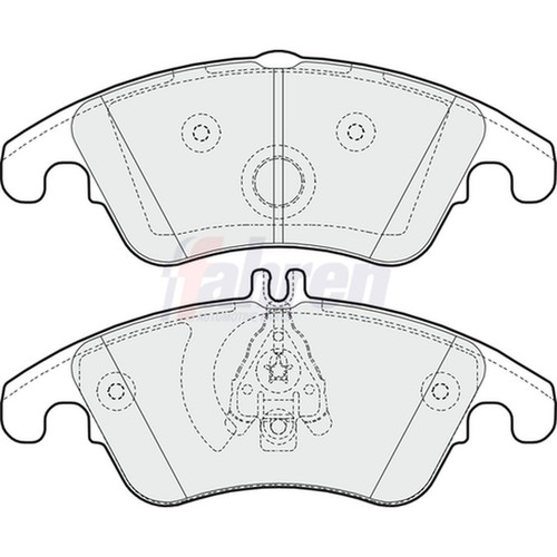 Brake pads set for mercedes - set,