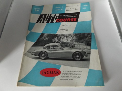 Autocourse magazine oct 1956 - magazine,