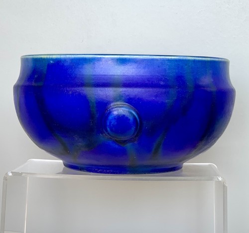 Bretby art pottery cobalt blue - art,