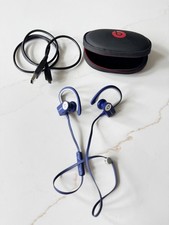 Beats Powerbeats2 Wireless Bluetooth Earphones Blue w/ Case & Cable