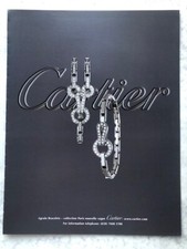 VINTAGE PROGRAMME ADVERT CARTIER AGRAFE BRACELET PARIS NOUVELLE VAGUE COLLECTION