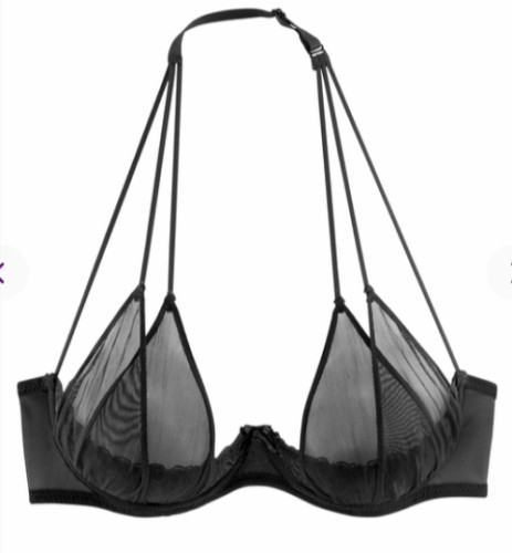 Black bra 34a - black, underwired