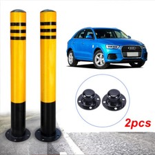 2x Lockable Parking Bollard