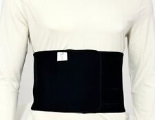 Black Abdominal Binder Hernia Support Back Stomach Compression Belt Neoprene NHS