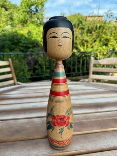 Vintage kokeshi doll 1970s - kokeshi,