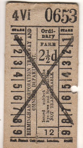 Bus tram ticket birmingham - tram,