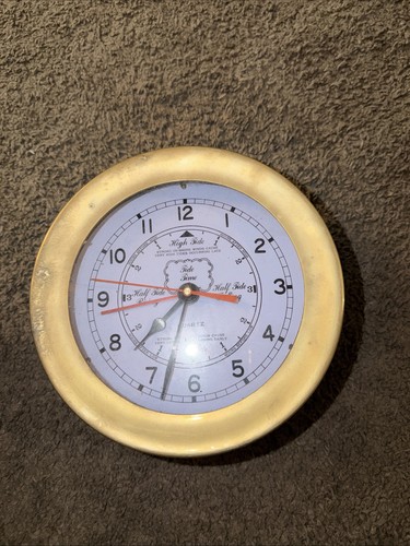 Jeco brass nautical tide clock - jeco,