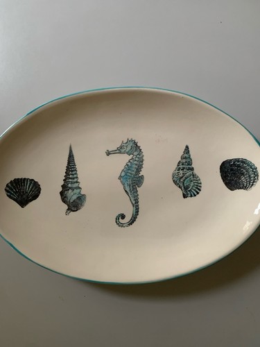 Handmade oval plate dish - handmade,