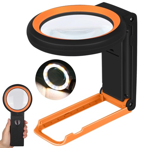 Magnifying glass with light - glass,