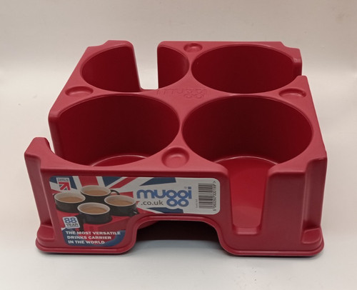 Muggi red mug - mug, holder