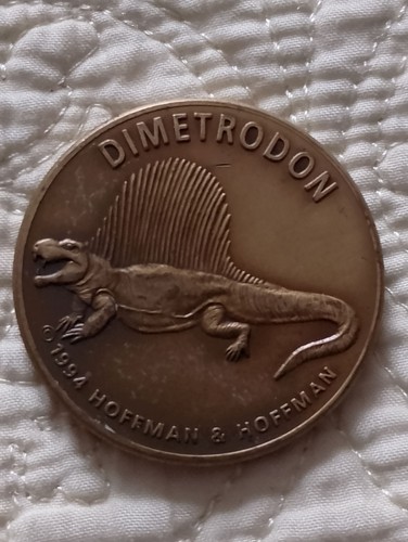 Dimetrodon dino coin jurassic - coin,
