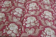 Vintage Osborne & Little Aramanthus thick cotton Floral Fabric Remnant 2 Metres