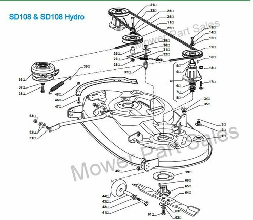 Cutter deck drive belt - drive, made