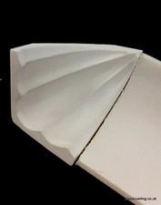 127mm or 100mm  Coving ((JOINERS)) corners  Internal or external (scallop) 