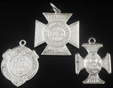 3 Sterling Silver Pocket Watch