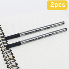 2Pcs Mont Blanc Ballpoint Pen Refills Black Ink – Genuine Refill 711 Gift Set
