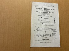 Non League Newquay v Penzance 1948