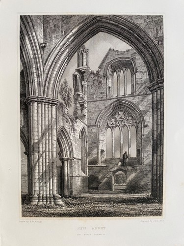 1852 antique print new - print;, /