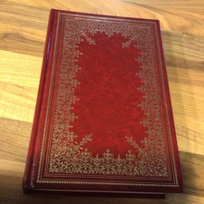 Daphne Du Maurier Rebecca Book Hardcover Faux Red Leather Guild Publishing 1978