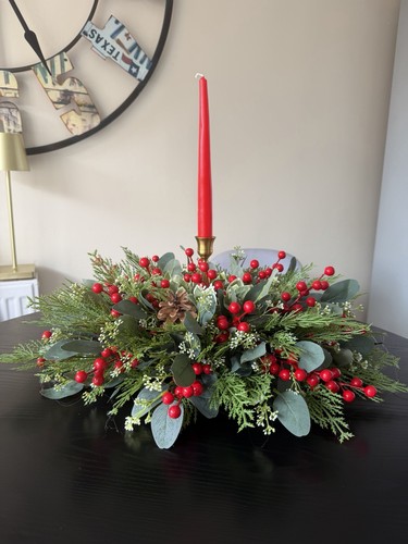 Christmas table centrepiece