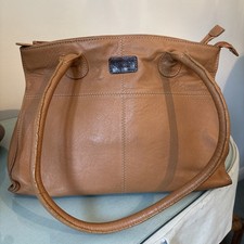 Osprey Tan Leather Shoulder Bag