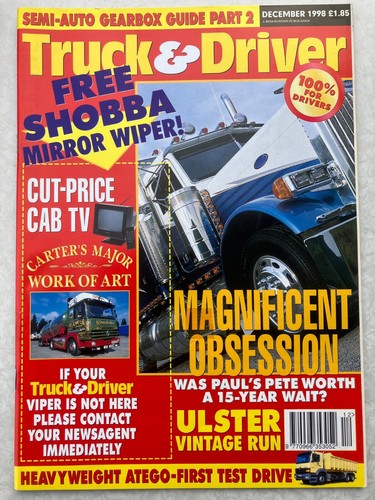 Truck driver april 1998 - &,