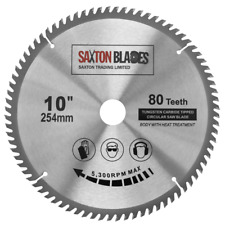Saxton TCT Circular Saw Blade 254mm x 30B x 80T