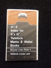 Vintage Twinlock 6"x3.5" Index