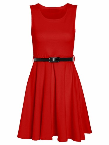 Womans sleeveless belted - womans,