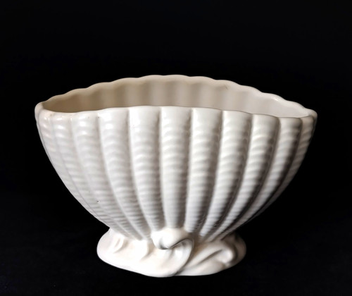Vintage white ceramic glossy - ceramic,