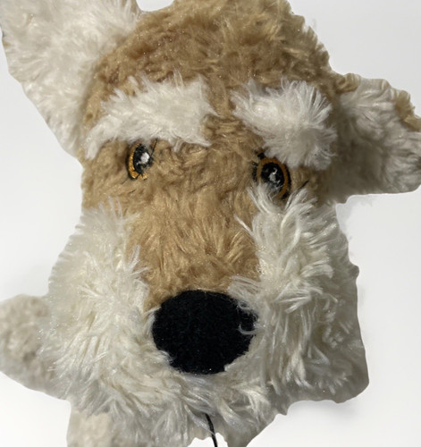 Plush schnauzer dog soft toy - schnauzer,