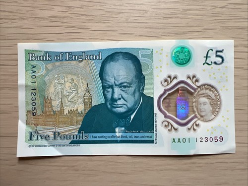 Aa01 123 five pound - aa01,
