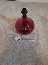 Marks And Spencer Red Glass Table Lamp
