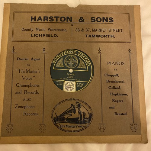 Rpm gramophone record - 78, 10”
