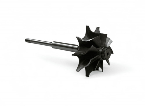 Turbocharger wheel shaft - turbocharger,