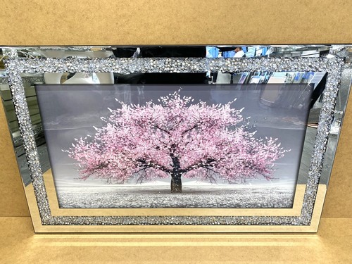 Crushed diamond blossom - diamond, tree