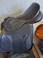 Silhouette Jump Saddle Showjumping 19" Black & Tan