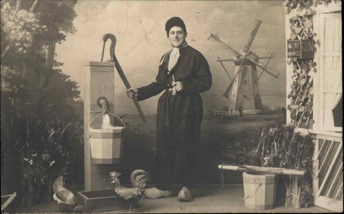 Dutch man windmill - man,