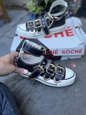 Womens Leather Sneakers Converse Mary Jane X Koche Uk 5 Boxed Vgc Very Rare