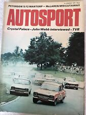Autosport Magazine 12 August 1971 Peterson Wins Mantorp F2 Williamson F3 Croft
