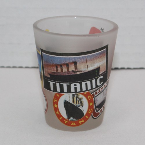 Titanic frosted shot glass - frosted,