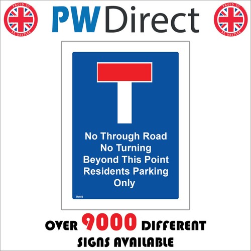 Sign through road - sign,